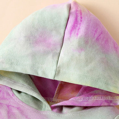 Children's Tie-dye Two-piece Suit