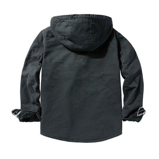 Casual Plus Fleece Long-sleeved Jacket