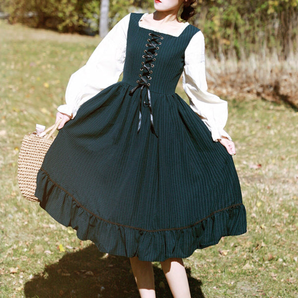 Vintage French Court Lace Dress