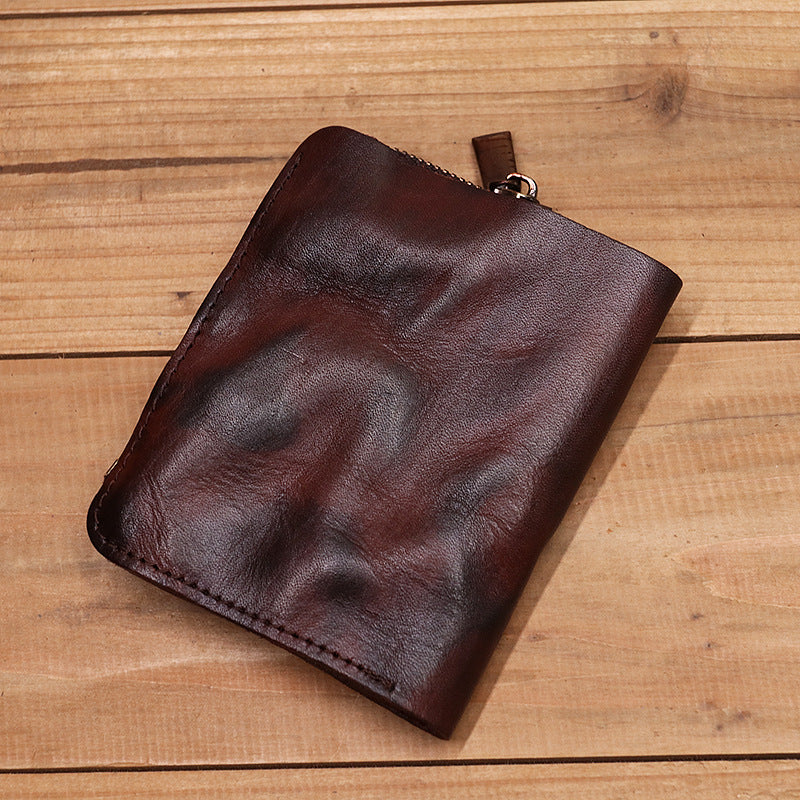 Vintage Handmade Leather Cash Wallet