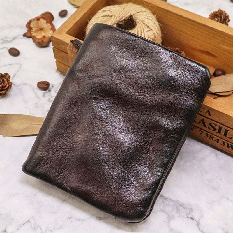 Wrinkled Retro Multi-card Soft Wallet