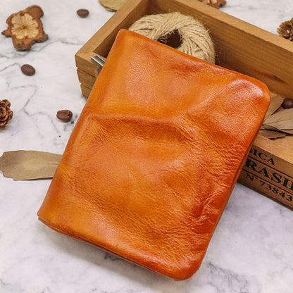 Wrinkled Retro Multi-card Soft Wallet