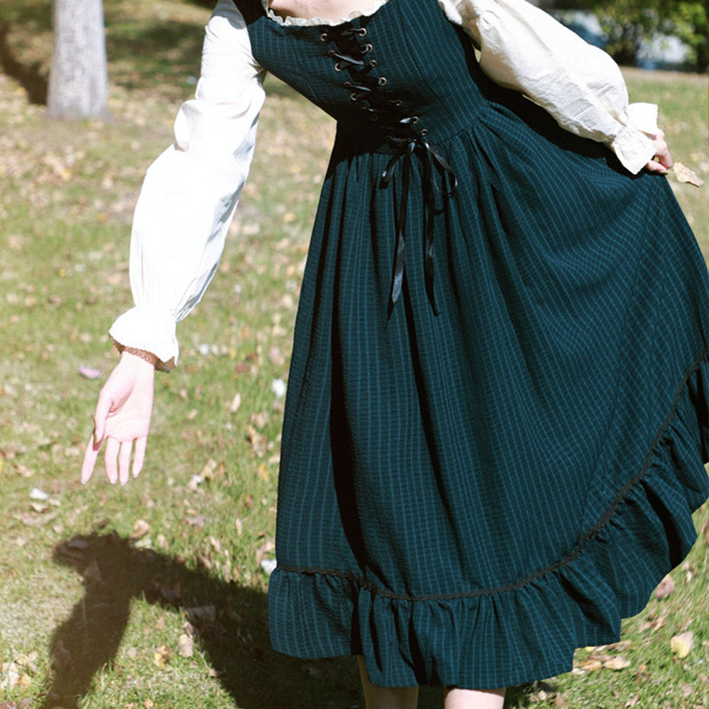 Vintage French Court Lace Dress