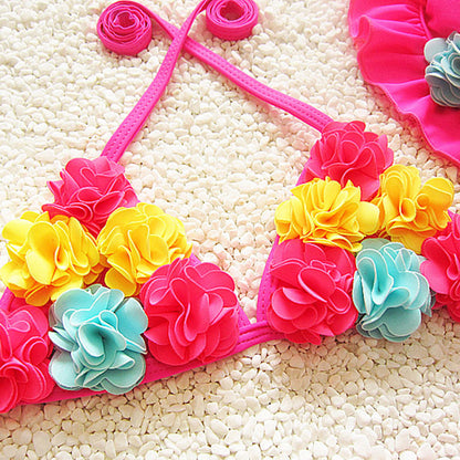 Summer Girls Floral Bikini Swimsuit