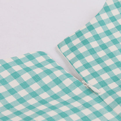 Plaid Print Retro Dress