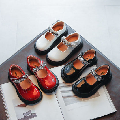Children's Solid Color Princess Shoes