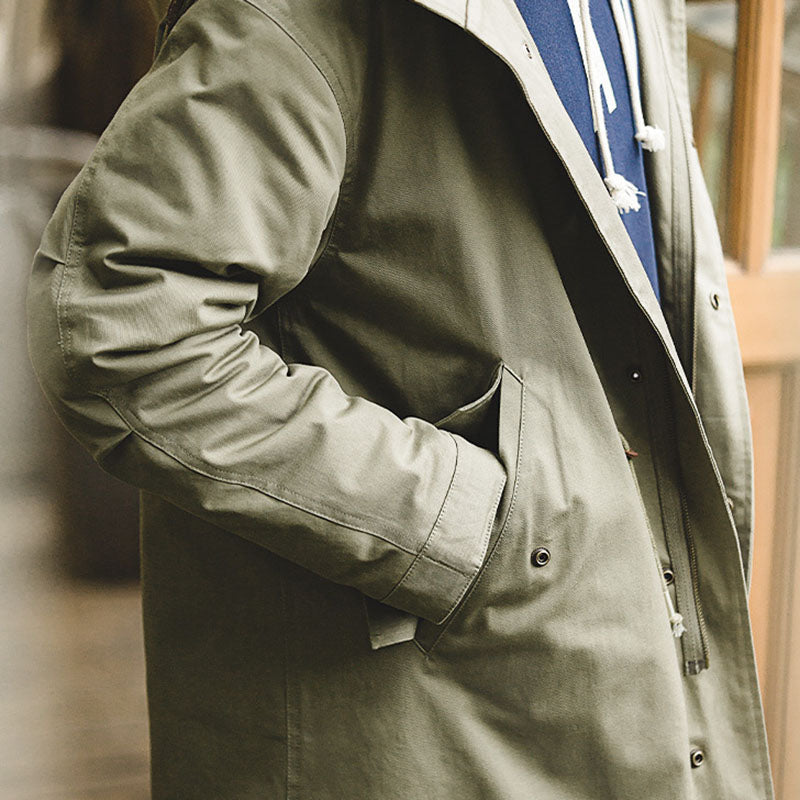 Medium-length M51 Hooded Trench Coat