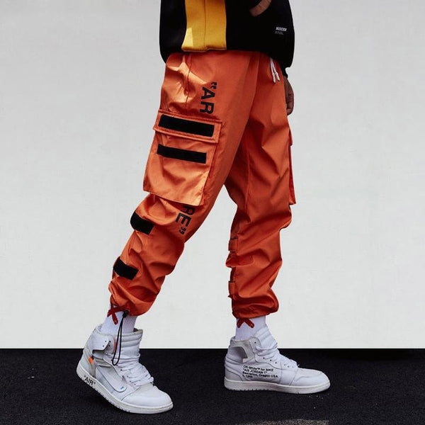 Men's Side Pockets Cargo Harem Pants