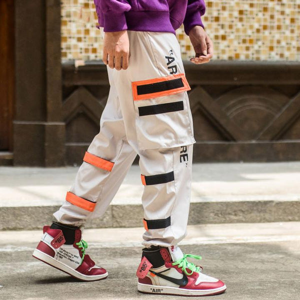 Men's Side Pockets Cargo Harem Pants
