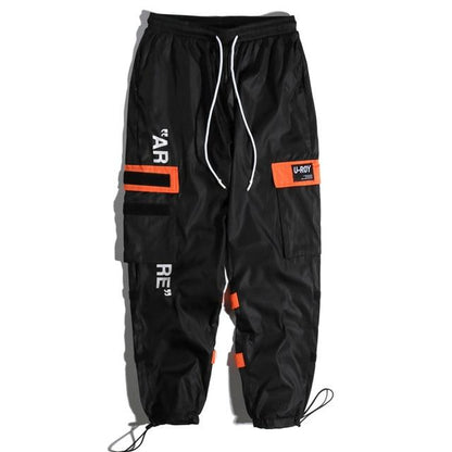 Men's Side Pockets Cargo Harem Pants