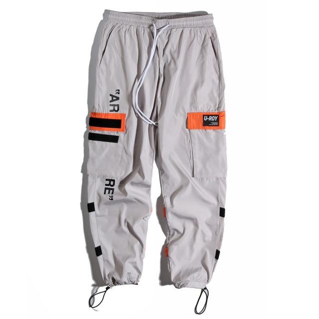 Men's Side Pockets Cargo Harem Pants