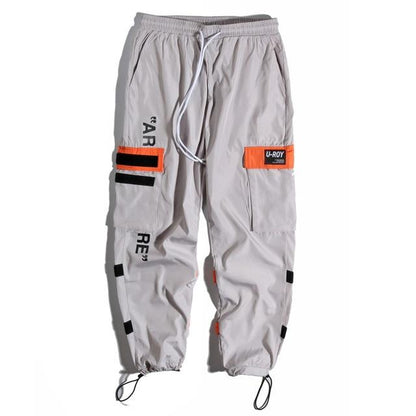 Men's Side Pockets Cargo Harem Pants