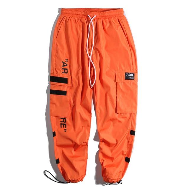 Men's Side Pockets Cargo Harem Pants